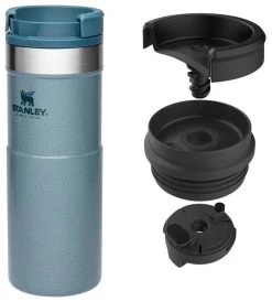 Stanley The NeverLeak Travel Mug 0,47L -Camping Soldes stanley the neverleak travel mug 0 47l hammertone ice 470 ml hammertone ice 1