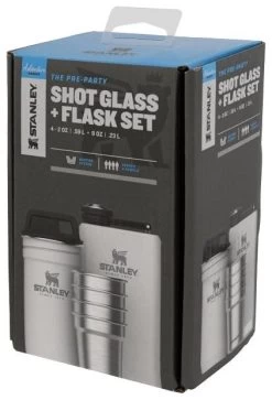 Stanley The Pre-Party Shotglass + Flask Set 9 Stanley The Pre-Party Shotglass + Flask Set -Camping Soldes stanley the pre party shotglass flask set polar polar 1