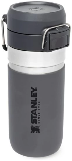Stanley The Quick Flip Water Bottle 0,47 L -Camping Soldes stanley the quick flip water bottle 0 47l charcoal 0 1