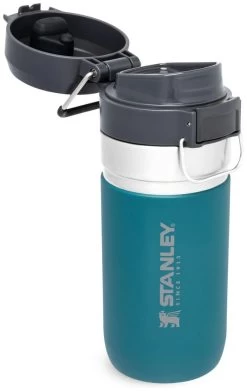 Stanley The Quick Flip Water Bottle 0,47 L -Camping Soldes stanley the quick flip water bottle 0 47l lagoon 9 1