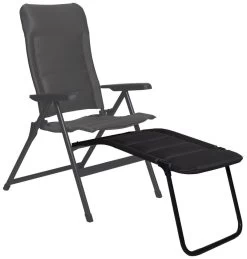 Travellife Barletta Comfort Repose-pied -Camping Soldes travellife barletta comfort voetenbank black 1