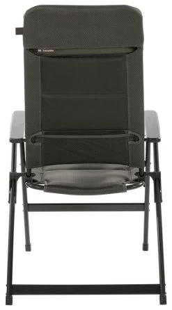 Travellife Barletta Chaise Comfort -Camping Soldes travellife barletta stoel comfort dark grey dark grey 1