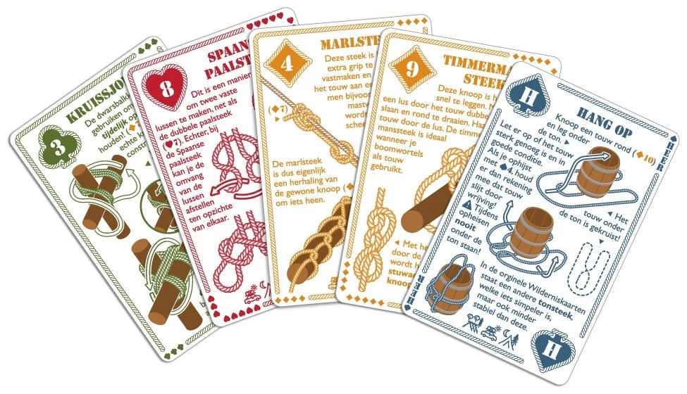 Wilderniskaarten 70 Knopen Set Cartes à Jouer 3 Wilderniskaarten 70 Knopen Set Cartes à Jouer – Image 3